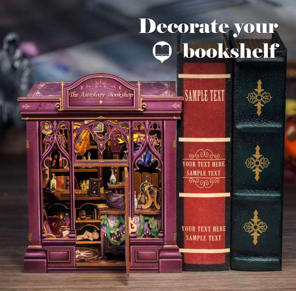 DIY maison miniature - Librairie d'astrologie